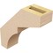 Ekena Millwork 3-inch W x 10-inch D x 10-inch H Monterey Rough Cedar Woodgrain TimberThane Knee Brace, Primed BRCUR03X10X10MONRCPR - alternate 4